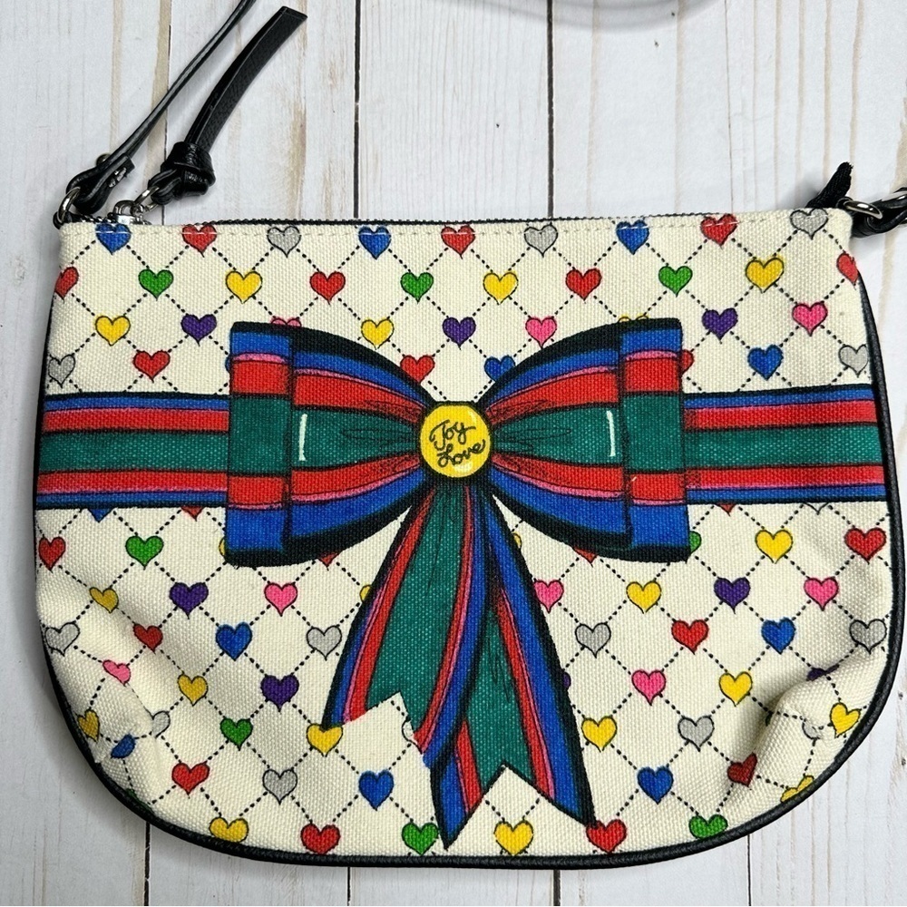 Brighton Love & Joy canvas crossbody purse - Picture 4 of 16